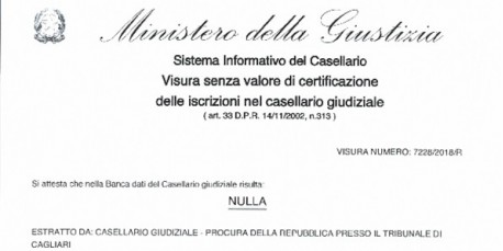 Visura Casellario Giudiziale