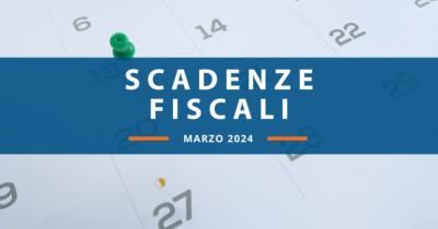 Qual è il calendario delle scadenze fiscali di marzo?