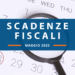 calendario con adempimenti fiscali di maggio 2025
